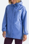 The North Face Antora Waterproof Hooded Rain Jacket In Slate Blue