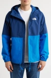 The North Face Antora Waterproof Rain Hoodie In Blue