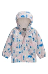 The North Face Babies'  Antora Waterproof Recycled Polyester Rain Jacket In Moonstone Grey Multi Pitch