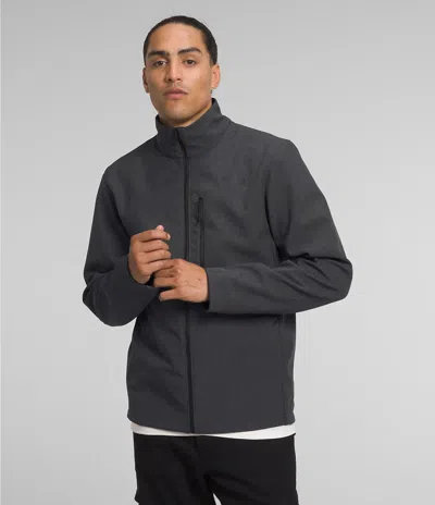 The North Face Apex Bionic 3 Nf0a84hrdyz Softshell Jacket Mens Small Gray Clo122 In Black