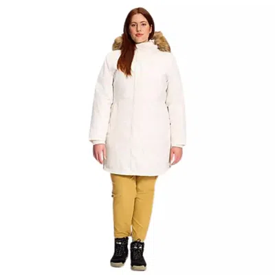 Pre-owned The North Face Arctic Nf0a7wmln3n Parka Jacket Women's White Full Zip App454