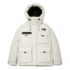 The North Face Arctic Parka Jacket 'white' In Gray