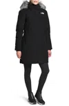 The North Face Arctic Parka Jacket Women Black Wp 550-fill-power Down Asm229 In Black
