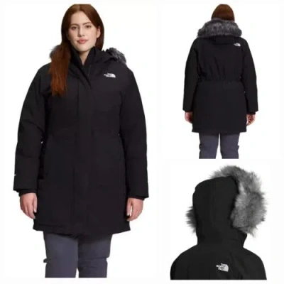 Pre-owned The North Face Arctic Women's Waterproof 600 Down Parka Black Plus Size 2x