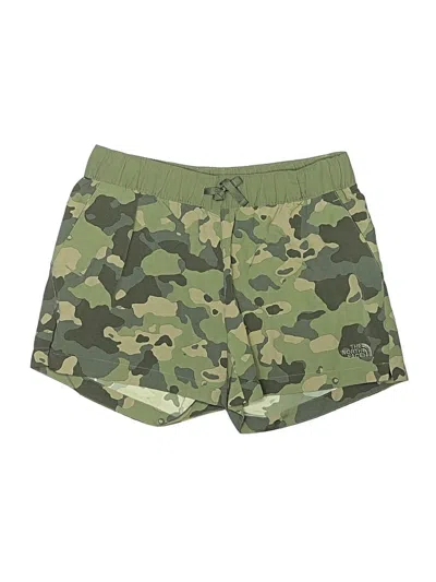 Pre-owned The North Face Athletic Shorts In Green