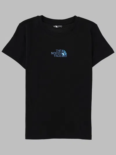 The North Face Mini Liquid Logo Regular Short Sleeve Tee In Yellow