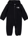 The North Face Baby Black Glacier Jumpsuit In Jk3 Tnf Black