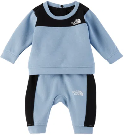 The North Face Baby Blue Tech Crew Sweatsuit