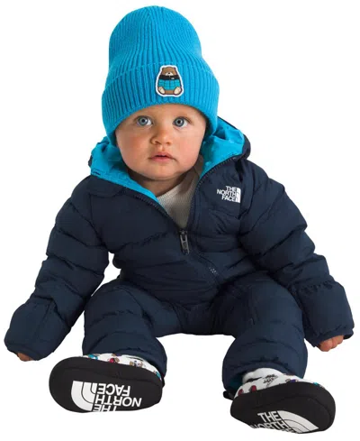The North Face Baby Boys And Girls Perrito Hooded One-piece Snowsuit In Blue