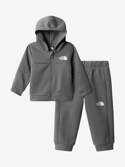 The North Face Baby Easy Full-zip Tracksuit In Grey
