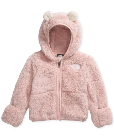 The North Face Baby Girls Baby Bear Full-zip Hoodie In Pink Moss