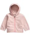 The North Face Baby Glacier Full-zip Hoodie Jacket In Pink Moss