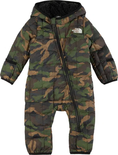 The North Face Baby Khaki Thermoball Jumpsuit In 9ij Tnf Black Tnf Ca