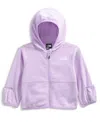 The North Face Baby Kids Glacier Full Zip Hoodie In Purple