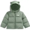 The North Face Baby North Down Fleece Lined Jacket In Green