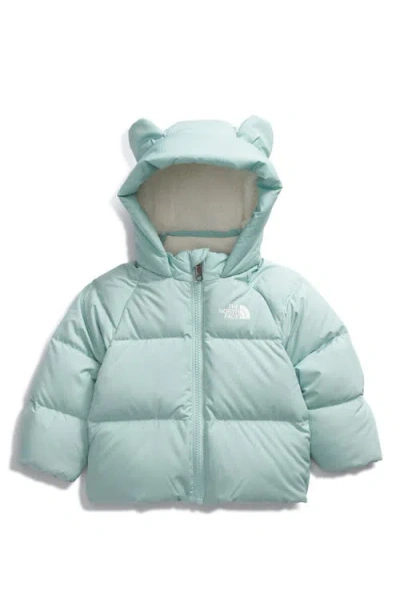 The North Face Baby North Down Fleece Lined Jacket In Muted Pine