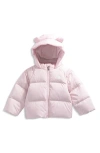 The North Face Baby North Down Fleece Lined Jacket In Pink