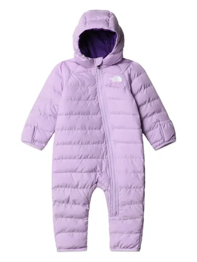 The North Face Baby Boys And Girls Perrito Hooded One-piece Snowsuit In Purple