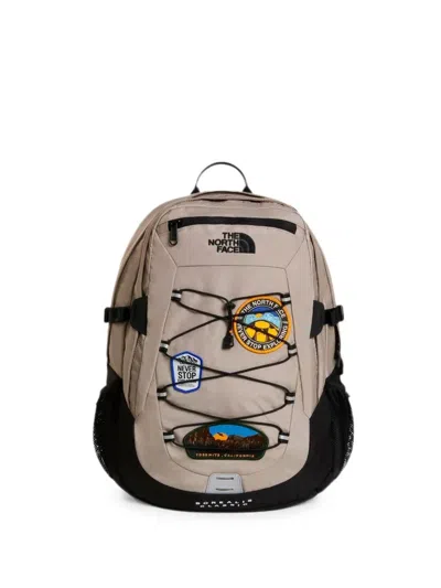 The North Face Backpack With Patches "borealis Classic Patch" In Gray