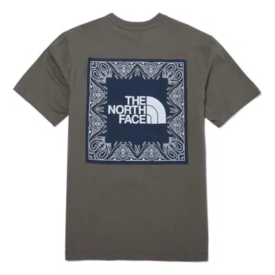 The North Face Bandana T-shirt 'brown' In Green