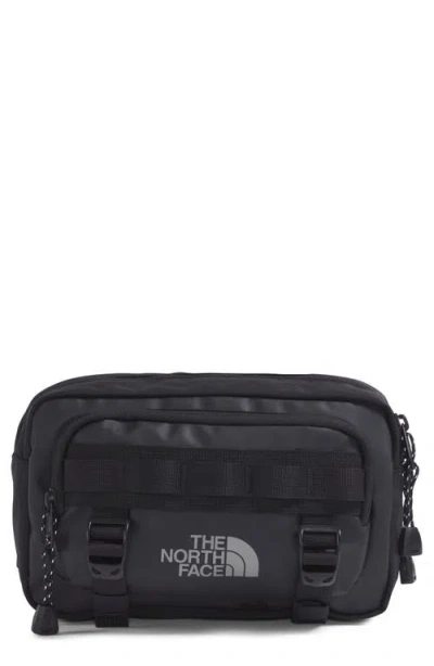 The North Face Base Camp Canvas Belt Bag In Tnf Black/asphalt Grey