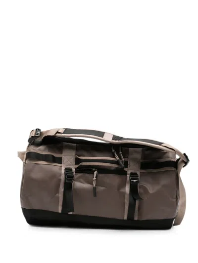 The North Face Base Camp Duffel Logo-patch Luggage Bag In Brown