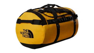 Pre-owned The North Face Base Camp Duffle L Duffle In Yellow/black In Multi