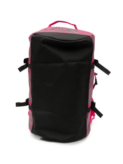 The North Face Base Camp Duffle Logo-print Luggage Bag In Pink