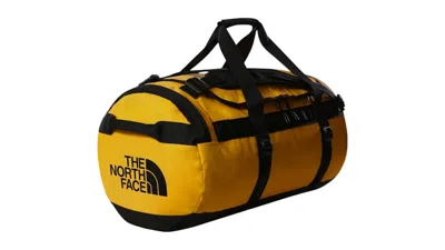 Pre-owned The North Face Base Camp Duffle M Duffle In Yellow/black In Multi
