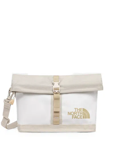 The North Face Base Camp Logo-print Buckle-fastening Shoulder Bag In White