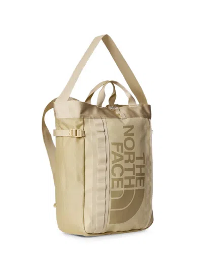 The North Face Base Camp Logo-print Shoulder Bag In Neutral