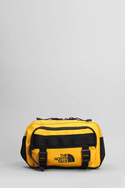 The North Face Base Camp Lumbar Waist Bag In Yellow Fabric
