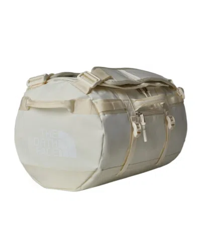 The North Face Base Camp Travel Bag In White Dunes-tnf White