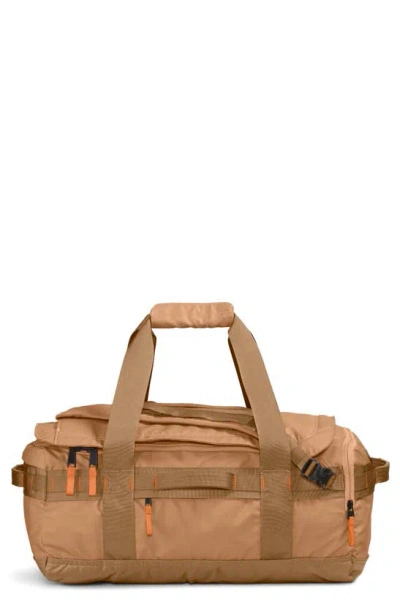 The North Face Base Camp Voyager 42l Duffle Bag In Almond Butter/ Brown/ Mandarin