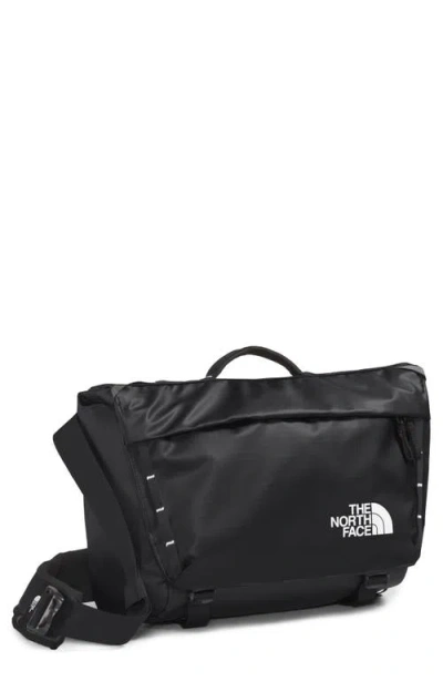 The North Face Base Camp Voyager Water Repellent Messenger Bag In Tnf Black/tnf White
