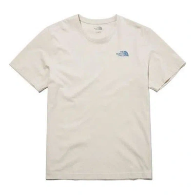 The North Face Basic Cotton T-shirt 'beige' In Neutral