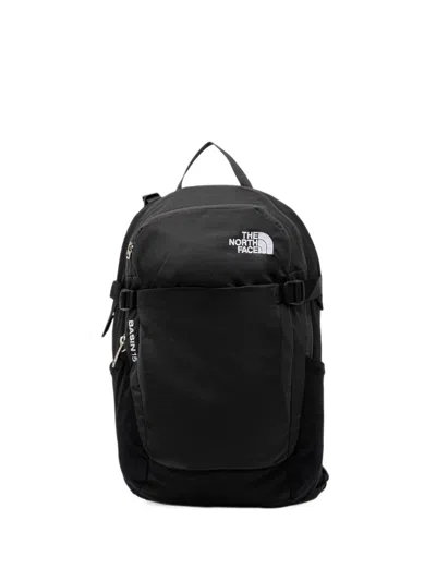 The North Face Basin 15 Embroidered-logo Backpack In Black