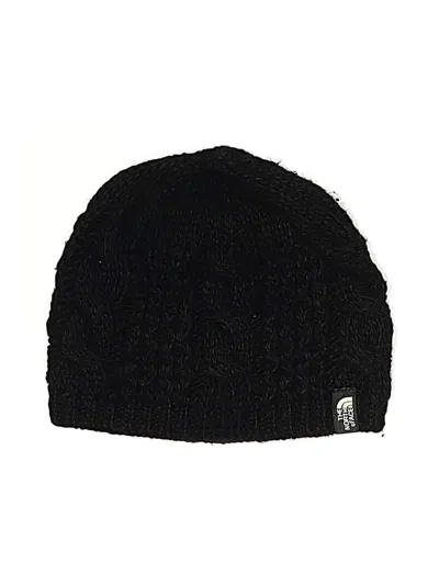 Pre-owned The North Face Kids' Beanie Hat In Black