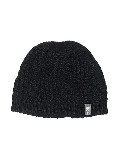 Pre-owned The North Face Beanie Hat In Black