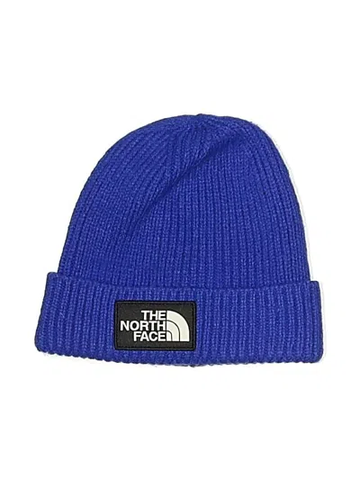 Pre-owned The North Face Kids' Beanie Hat In Blue