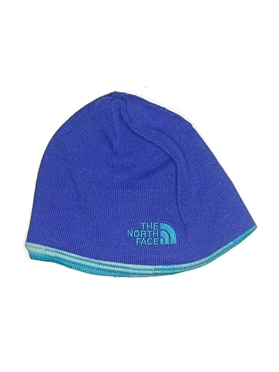 Pre-owned The North Face Kids' Beanie Hat In Blue