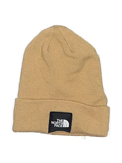 Pre-owned The North Face Beanie Hat In Brown