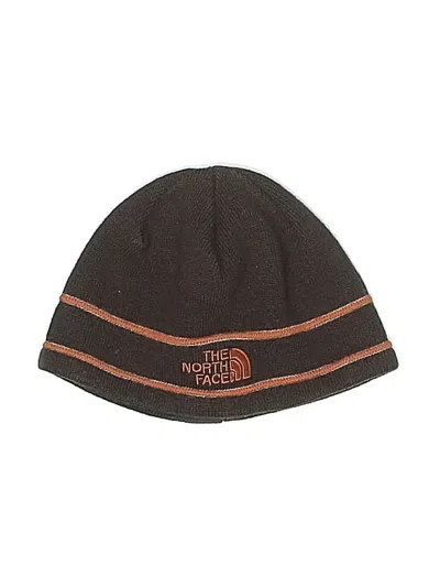 Pre-owned The North Face Beanie Hat In Brown