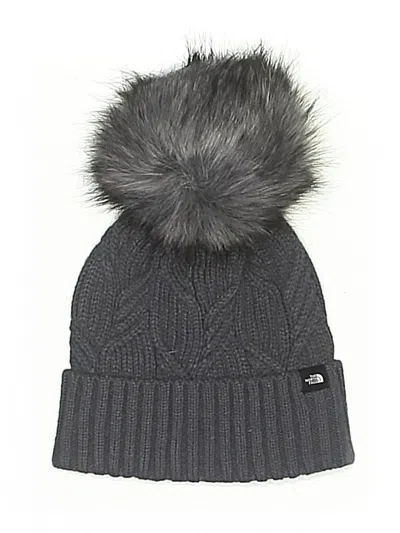 Pre-owned The North Face Beanie Hat In Gray