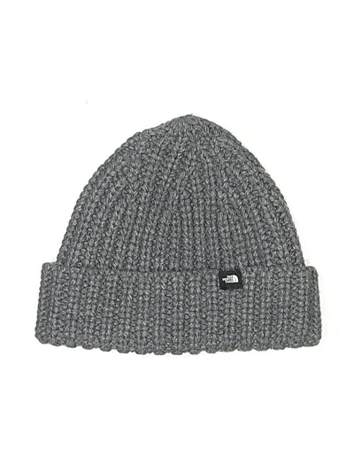 Pre-owned The North Face Beanie Hat In Gray