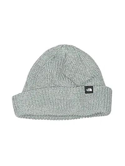 Pre-owned The North Face Beanie Hat In Gray