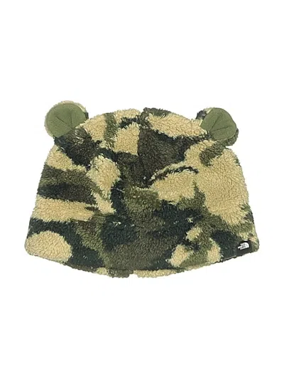 Pre-owned The North Face Kids' Beanie Hat In Green