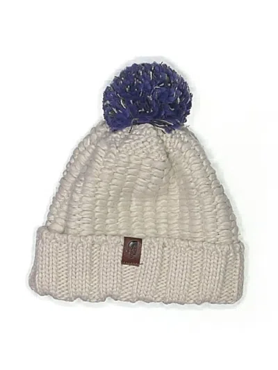Pre-owned The North Face Beanie Hat In Ivory