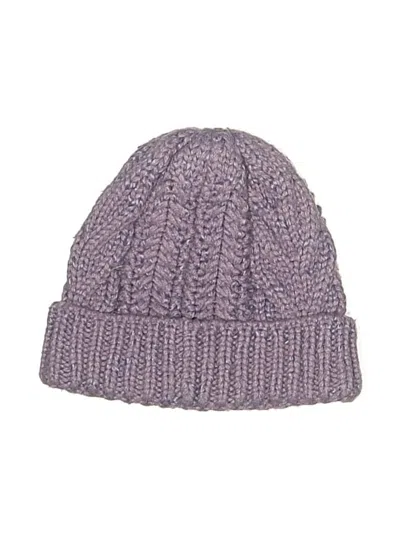 Pre-owned The North Face Beanie Hat In Purple