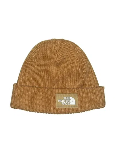 Pre-owned The North Face Beanie Hat In Tan